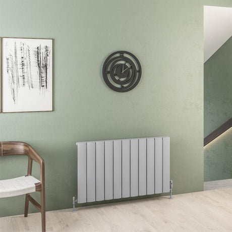 Eastbrook Malmesbury Aluminium Horizontal Radiator 600mm x 1040mm - Matt Grey - 89.0427 - TAP 'N' SHOWER