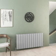 Eastbrook Malmesbury Aluminium Horizontal Radiator 600mm x 1230mm - Matt Grey - 89.0428 - TAP 'N' SHOWER