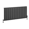 Eastbrook Malmesbury Aluminium Horizontal Radiator 600mm x 1230mm - Matt Anthracite - 89.0431 - TAP 'N' SHOWER