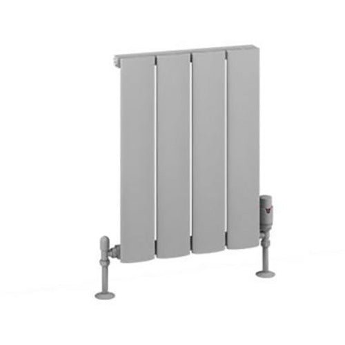 Eastbrook Malmesbury Aluminium Horizontal Radiator 500mm x 375mm - Matt Grey - 89.0435 - TAP 'N' SHOWER