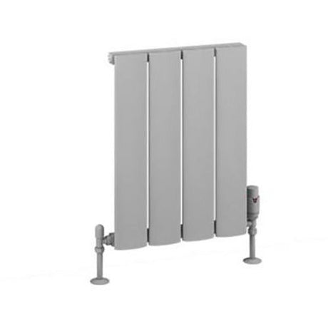 Eastbrook Malmesbury Aluminium Horizontal Radiator 500mm x 375mm - Matt Grey - 89.0435 - TAP 'N' SHOWER