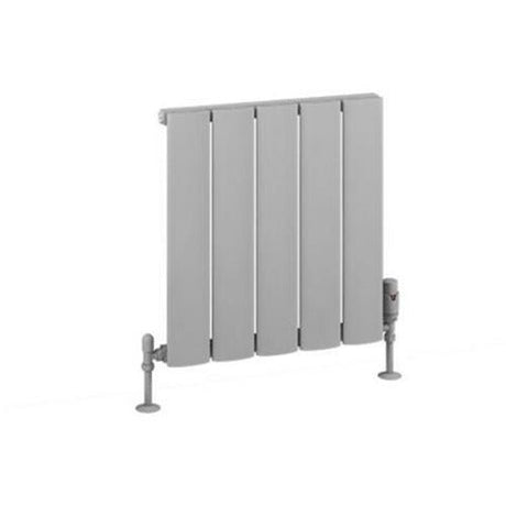 Eastbrook Malmesbury Aluminium Horizontal Radiator 500mm x 470mm - Matt Grey - 89.0436 - TAP 'N' SHOWER