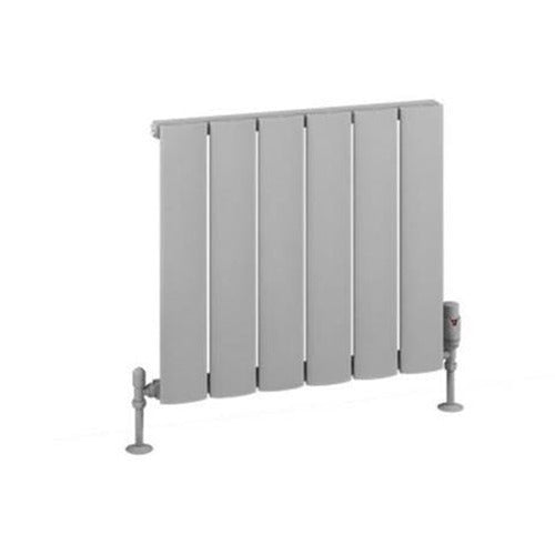 Eastbrook Malmesbury Aluminium Horizontal Radiator 500mm x 565mm - Matt Grey - 89.0437 - TAP 'N' SHOWER