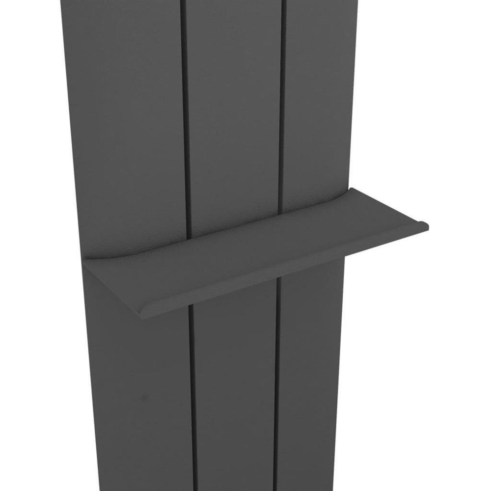 Eastbrook Peretti Flat Towel Shelf 280mm - Matt Anthracite - 89.0471 - TAP 'N' SHOWER