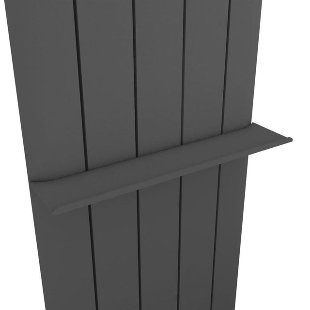 Eastbrook Peretti Flat Towel Shelf 470mm - Matt Anthracite - 89.0473 - TAP 'N' SHOWER
