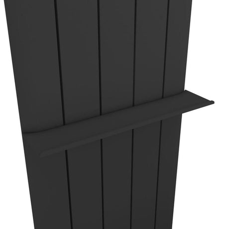 Eastbrook Peretti Flat Towel Shelf 470mm - Matt Black - 89.0476 - TAP 'N' SHOWER