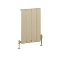 Eastbrook Malmesbury Aluminium Horizontal Radiator 600mm x 375mm - Matt Cappuccino - 89.0481 - TAP 'N' SHOWER