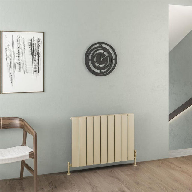 Eastbrook Malmesbury Aluminium Horizontal Radiator 600mm x 850mm - Matt Cappuccino - 89.0484 - TAP 'N' SHOWER
