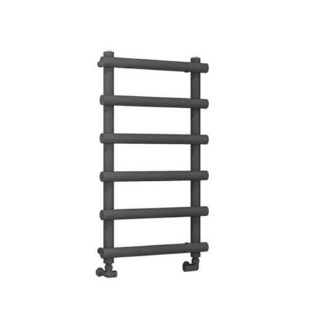 Eastbrook Marlow Straight Designer Towel Radiator 850mm x 500mm - Matt Anthracite - 89.0506 - TAP 'N' SHOWER