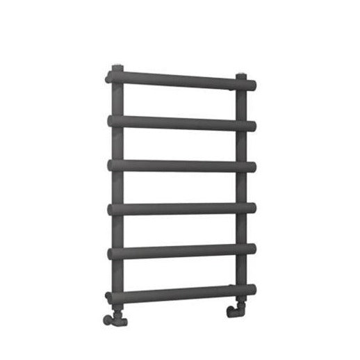 Eastbrook Marlow Straight Designer Towel Radiator 850mm x 600mm - Matt Anthracite - 89.0507 - TAP 'N' SHOWER