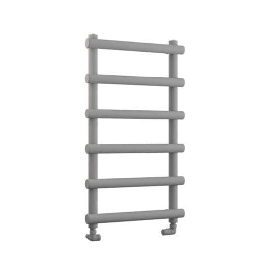 Eastbrook Marlow Straight Designer Towel Radiator 850mm x 500mm - Matt Grey - 89.0512 - TAP 'N' SHOWER