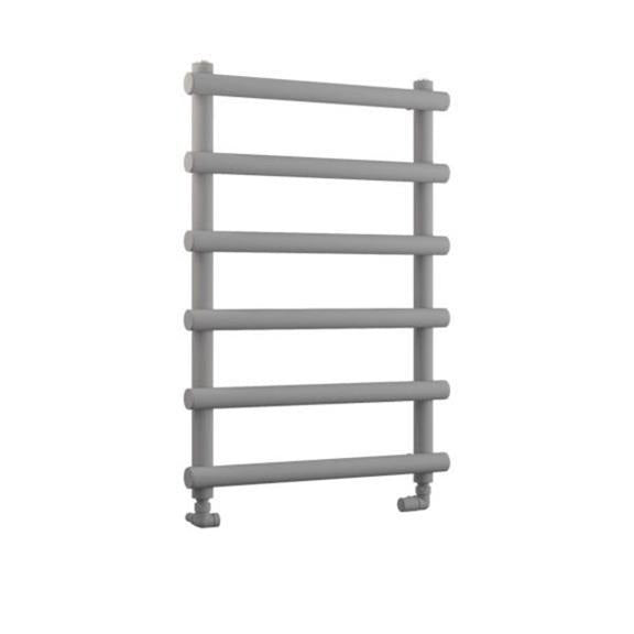 Eastbrook Marlow 850mm x 600mm Straight Designer Towel Radiator - Matt Grey - 89.0513 - TAP 'N' SHOWER