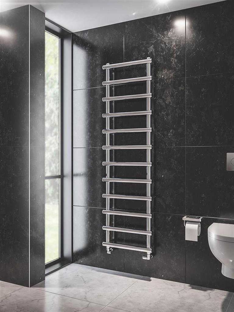 Eastbrook Marlow Straight Designer Towel Radiator 1750mm x 500mm - Chrome - 89.0528 - TAP 'N' SHOWER