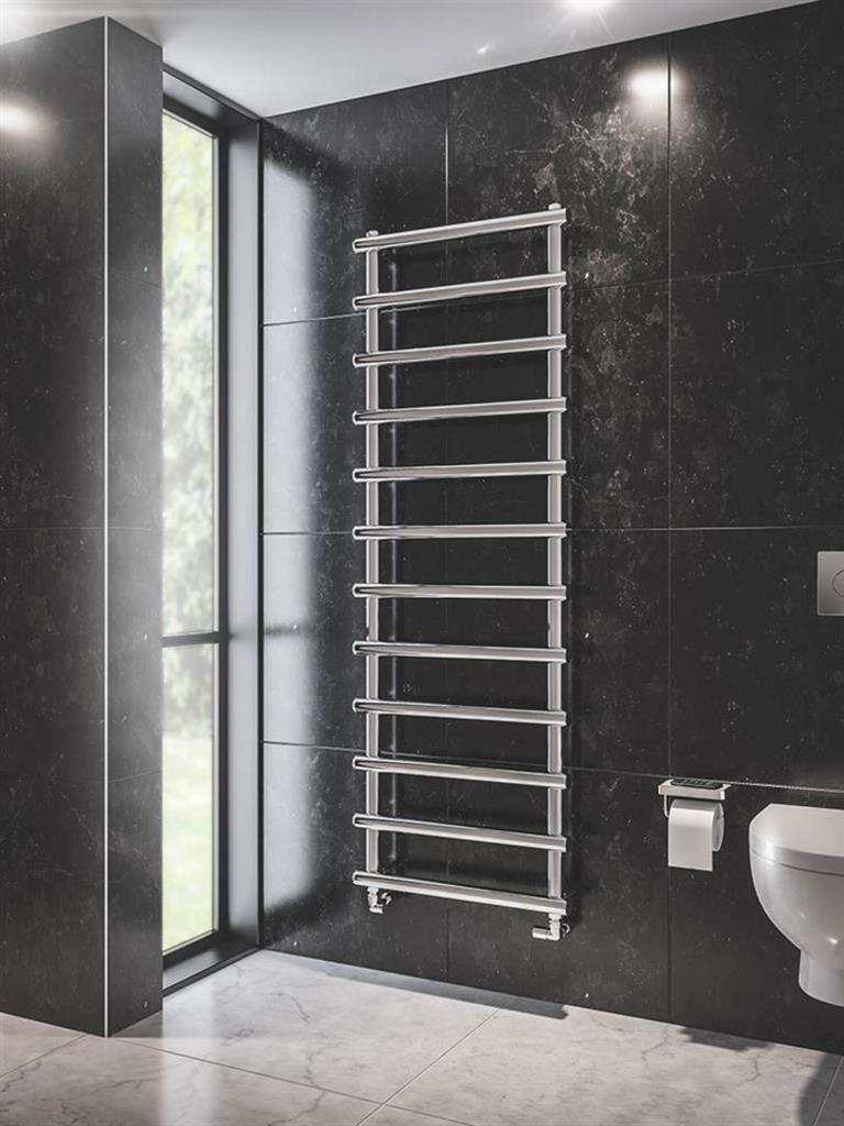 Eastbrook Marlow Straight Designer Towel Radiator 1750mm x 600mm - Chrome - 89.0529 - TAP 'N' SHOWER