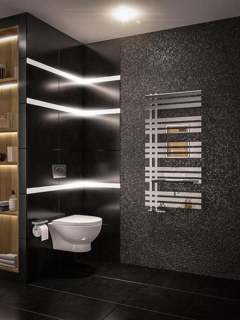 Eastbrook Hurley Designer Towel Radiator 1200mm x 600mm - Chrome - 89.0569 - TAP 'N' SHOWER