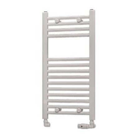 Eastbrook Westward Straight Ladder Towel Radiator 800mm x 400mm - Gloss White - 89.0575 - TAP 'N' SHOWER