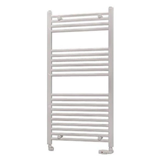 Eastbrook Westward 1200mm x 600mm Straight Ladder Towel Radiator - Gloss White - 89.0580 - TAP 'N' SHOWER
