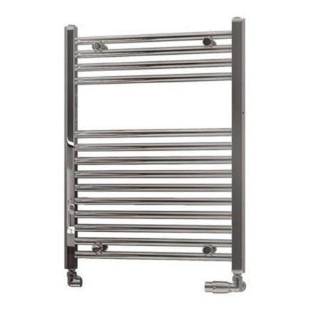 Eastbrook Westward Straight Ladder Towel Radiator 800mm x 600mm - Chrome - 89.0589 - TAP 'N' SHOWER