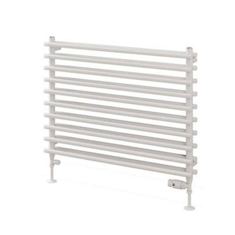 Eastbrook Murano Tube on Tube Horizontal Radiator 800mm x 600mm - Gloss White - 89.0897 - TAP 'N' SHOWER