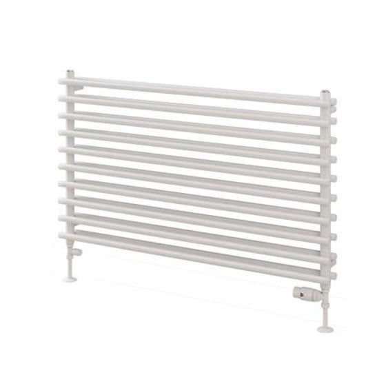 Eastbrook Murano Tube on Tube Horizontal Radiator 1000mm x 600mm - Gloss White - 89.0898 - TAP 'N' SHOWER