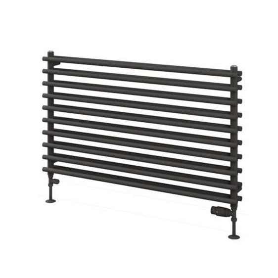 Eastbrook Murano Tube on Tube Horizontal Radiator 1000mm x 600mm - Matt Anthracite - 890912 - TAP 'N' SHOWER