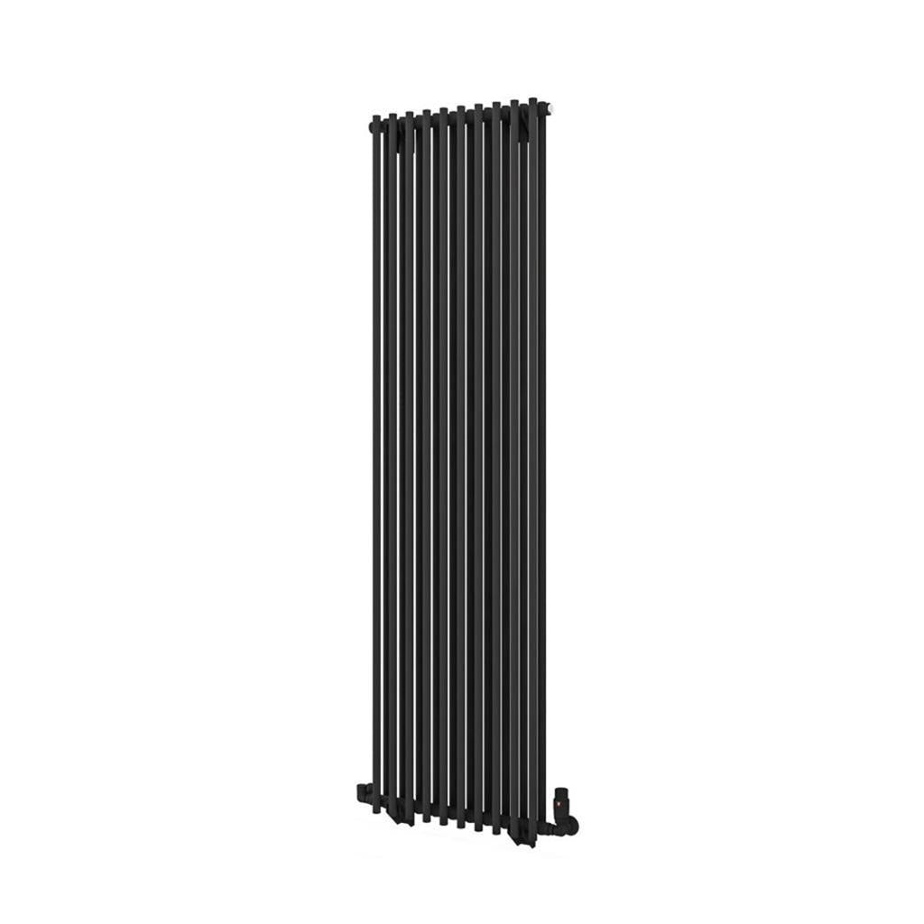Eastbrook Murano Tube on Tube Vertical Radiator 510mm x 1800mm - Matt Black - 89.0924 - TAP 'N' SHOWER