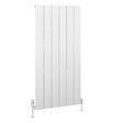 Eastbrook Charlton Aluminium Vertical Radiator 565mm x 1200mm - Matt White - 89.0928 - TAP 'N' SHOWER