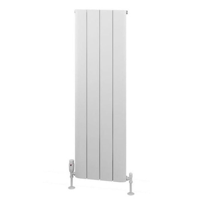 Eastbrook Withington Aluminium Vertical Radiator 375mm x 1200mm - Matt White - 89.0931 - TAP 'N' SHOWER