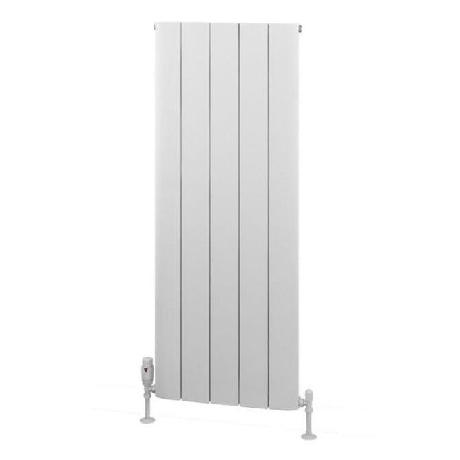 Eastbrook Withington Aluminium Vertical Radiator 470mm x 1200mm - Matt White - 89.0932 - TAP 'N' SHOWER