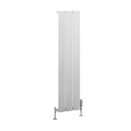 Eastbrook Malmesbury Aluminium Vertical Radiator 280mm x 1200mm - Matt White - 89.0936 - TAP 'N' SHOWER