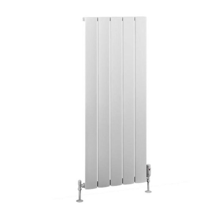 Eastbrook Malmesbury Aluminium Vertical Radiator 470mm x 1200mm - Matt White - 89.0938 - TAP 'N' SHOWER