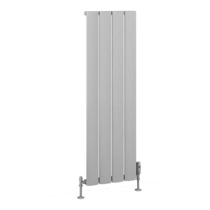 Eastbrook Malmesbury Aluminium Vertical Radiator 375mm x 1200mm - Matt Grey - 89.0948 - TAP 'N' SHOWER