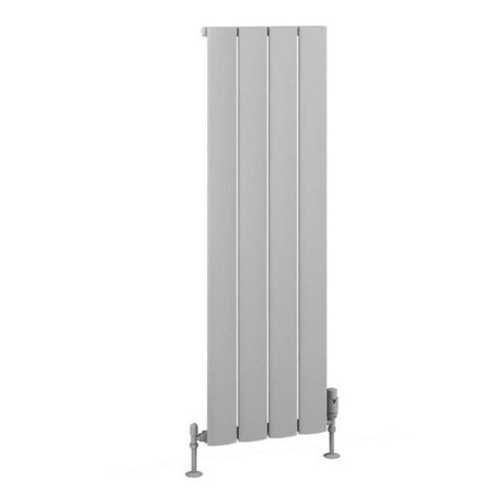Eastbrook Malmesbury Aluminium Vertical Radiator 375mm x 1200mm - Matt Grey - 89.0948 - TAP 'N' SHOWER