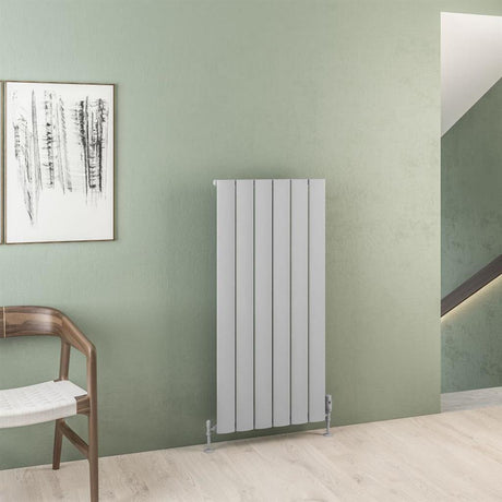 Eastbrook Malmesbury Aluminium Vertical Radiator 565mm x 1200mm - Matt Grey - 89.0950 - TAP 'N' SHOWER