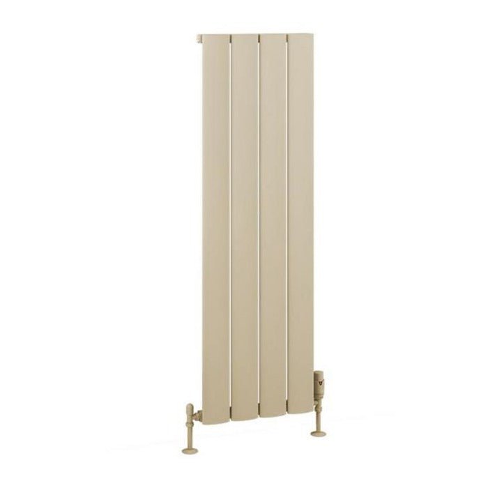 Eastbrook Malmesbury Aluminium Vertical Radiator 375mm x 1200mm - Matt Cappuccino - 89.0954 - TAP 'N' SHOWER