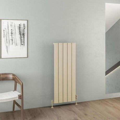 Eastbrook Malmesbury Aluminium Vertical Radiator 470mm x 1200mm - Matt Cappuccino - 89.0955 - TAP 'N' SHOWER