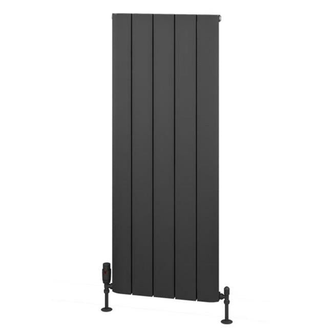 Eastbrook Withington Aluminium Vertical Radiator 470mm x 1200mm - Matt Anthracite - 89.0965 - TAP 'N' SHOWER