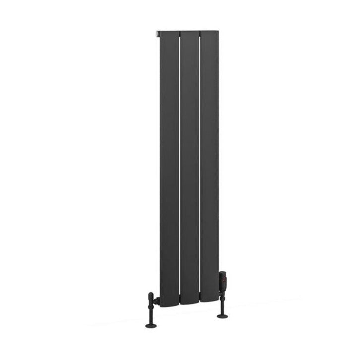 Eastbrook Malmesbury Aluminium Vertical Radiator 280mm x 1200mm - Matt Anthracite - 89.0969 - TAP 'N' SHOWER