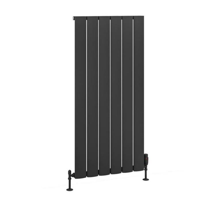 Eastbrook Malmesbury Aluminium Vertical Radiator 565mm x 1200mm - Matt Anthracite - 89.0972 - TAP 'N' SHOWER