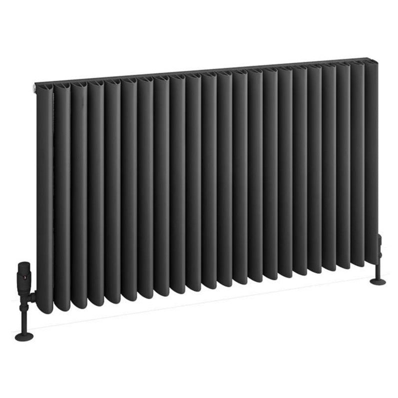 Eastbrook Witney Aluminium Horizontal Radiator 1040mm x 600mm - Matt Anthracite - 89.0977 - TAP 'N' SHOWER
