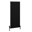 Eastbrook Charlton Aluminium Vertical Radiator 470mm x 1200mm - Matt Black - 89.0981 - TAP 'N' SHOWER