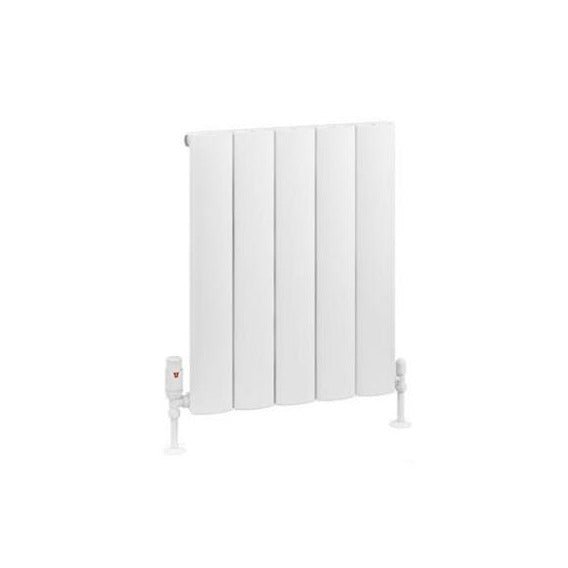 Eastbrook Tordino Aluminium Horizontal Radiator 470mm x 600mm - Matt White - 89.1200 - TAP 'N' SHOWER