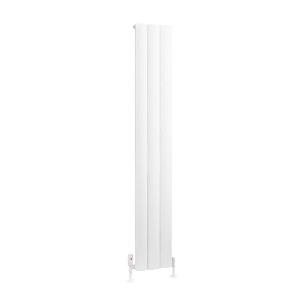 Eastbrook Tordino Aluminium Vertical Radiator 280mm x 1800mm - Matt White - 89.1205 - TAP 'N' SHOWER