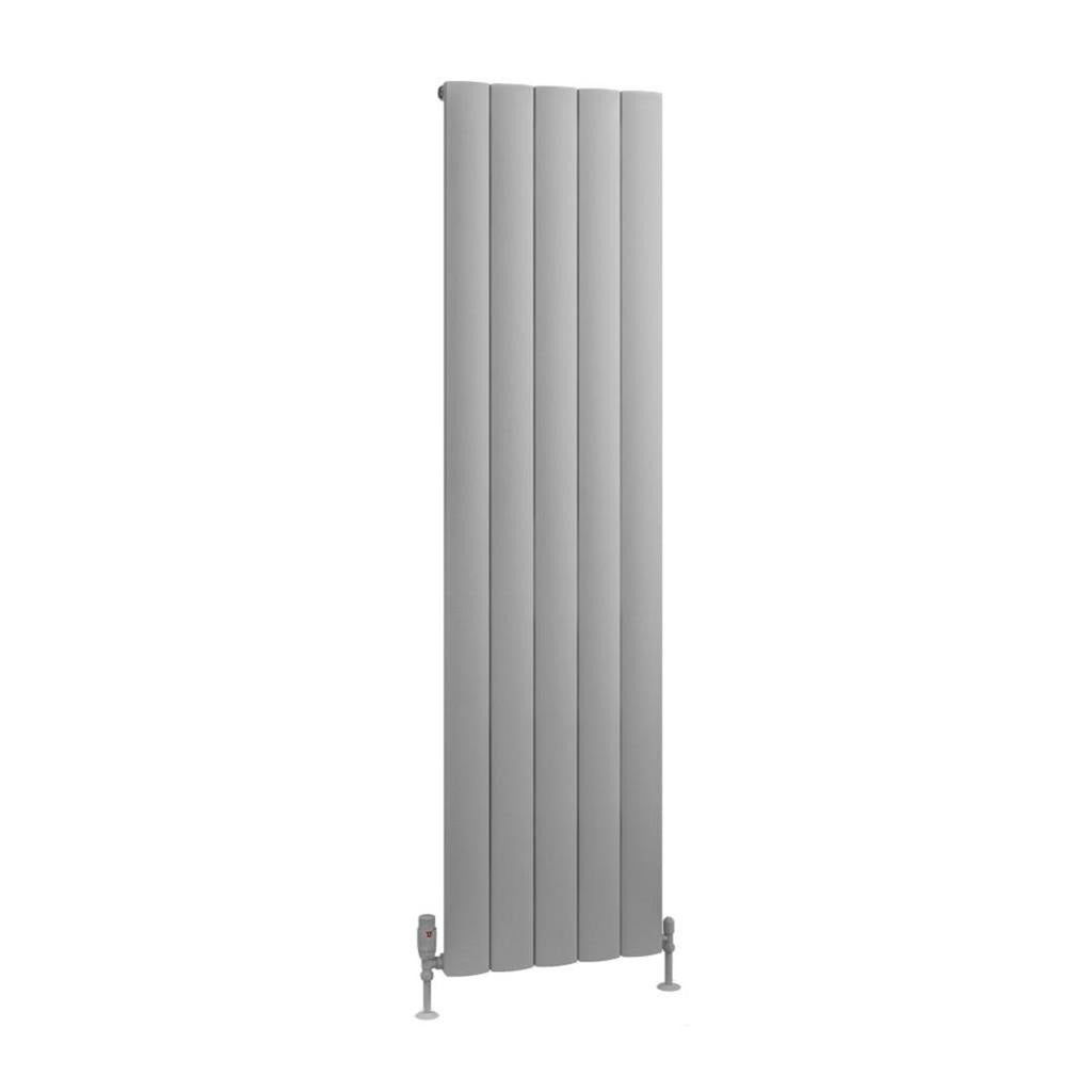 Eastbrook Tordino Aluminium Vertical Radiator 470mm x 1800mm - Matt Grey - 89.1216 - TAP 'N' SHOWER