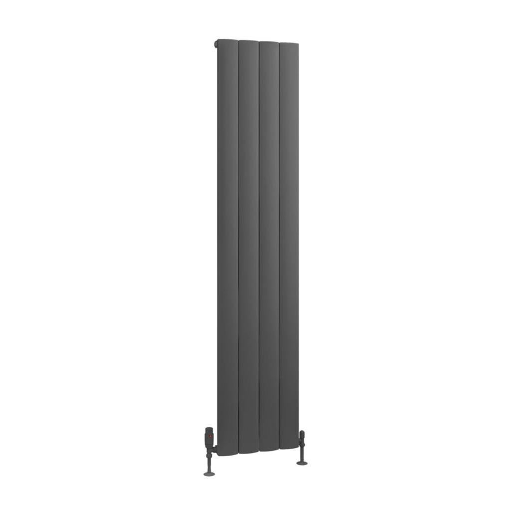 Eastbrook Tordino Aluminium Vertical Radiator 375mm x 1800mm - Matt Anthracite - 89.1224 - TAP 'N' SHOWER