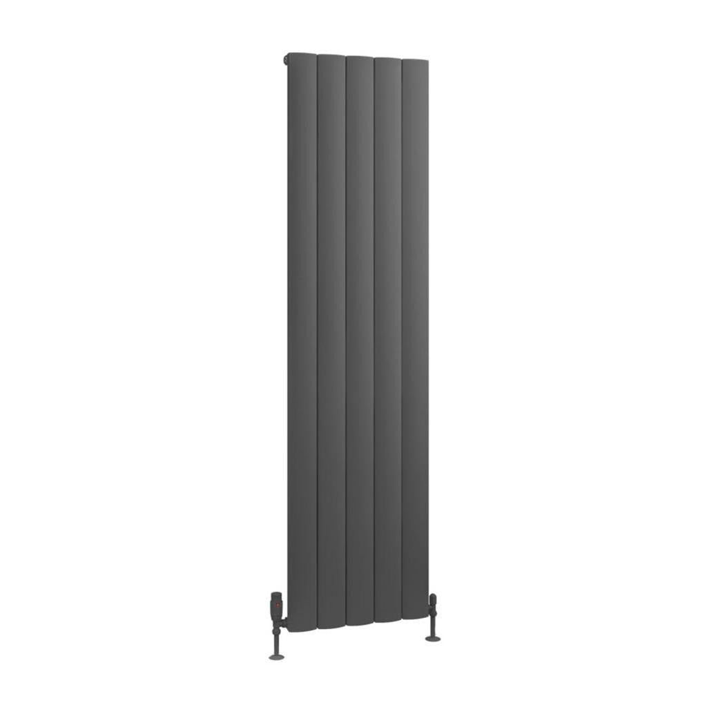 Eastbrook Tordino Aluminium Vertical Radiator 470mm x 1800mm - Matt Anthracite - 89.1225 - TAP 'N' SHOWER