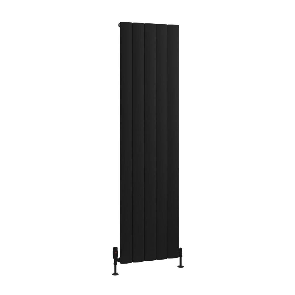 Eastbrook Tordino Aluminium Vertical Radiator 470mm x 1800mm - Matt Black - 89.1234 - TAP 'N' SHOWER