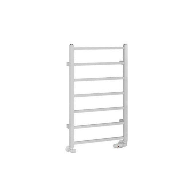 Eastbrook Tuscan Square Towel Radiator 500mm x 800mm - Gloss White - 89.1244 - TAP 'N' SHOWER