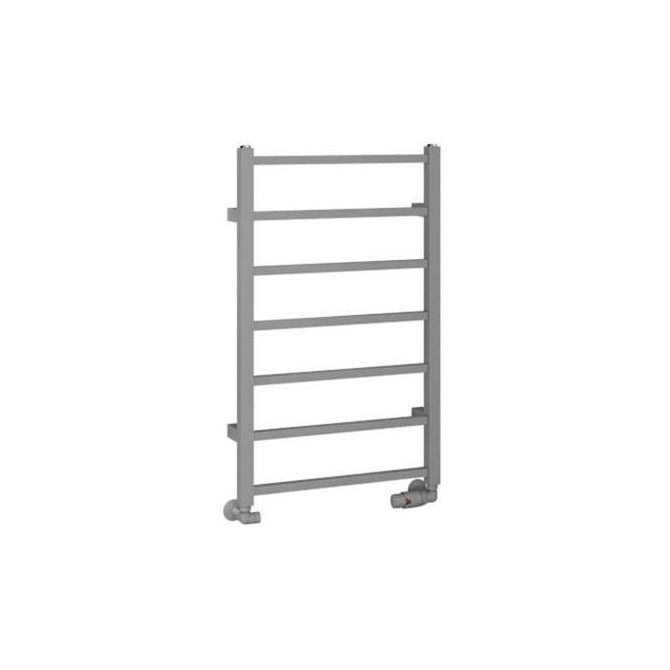 Eastbrook Tuscan Square Towel Radiator 500mm x 800mm - Matt Grey - 89.1250 - TAP 'N' SHOWER