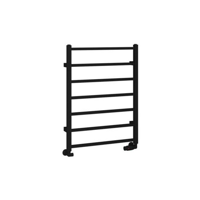 Eastbrook Tuscan Square Towel Radiator 600mm x 800mm - Matt Black - 89.1263 - TAP 'N' SHOWER